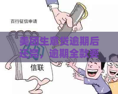 美团生意贷逾期后还完，逾期全款要求合理吗？逾期后再次借款成功案例分析