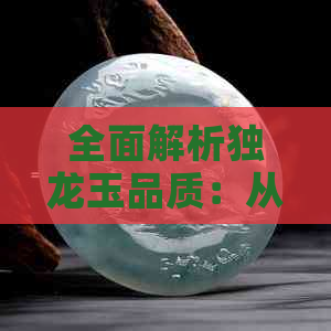 全面解析独龙玉品质：从产地、工艺到价值，一次了解所有你想知道的