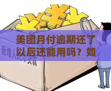 美团月付逾期还了以后还能用吗？如何处理？