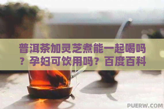 普洱茶加灵芝煮能一起喝吗？孕妇可饮用吗？百度百科告诉你。