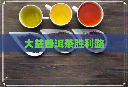 大益普洱茶胜利路