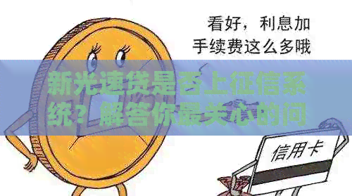 新光速贷是否上系统？解答你最关心的问题！