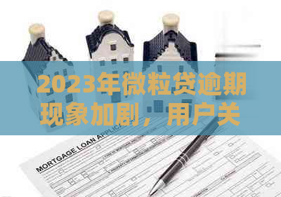 2023年微粒贷逾期现象加剧，用户关注度高，如何应对逾期问题？