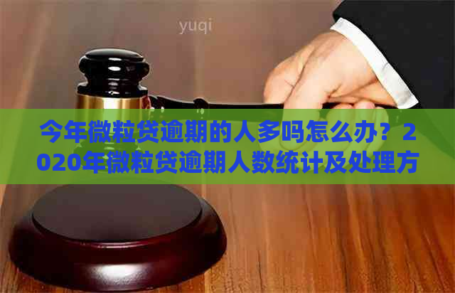 今年微粒贷逾期的人多吗怎么办？2020年微粒贷逾期人数统计及处理方法。