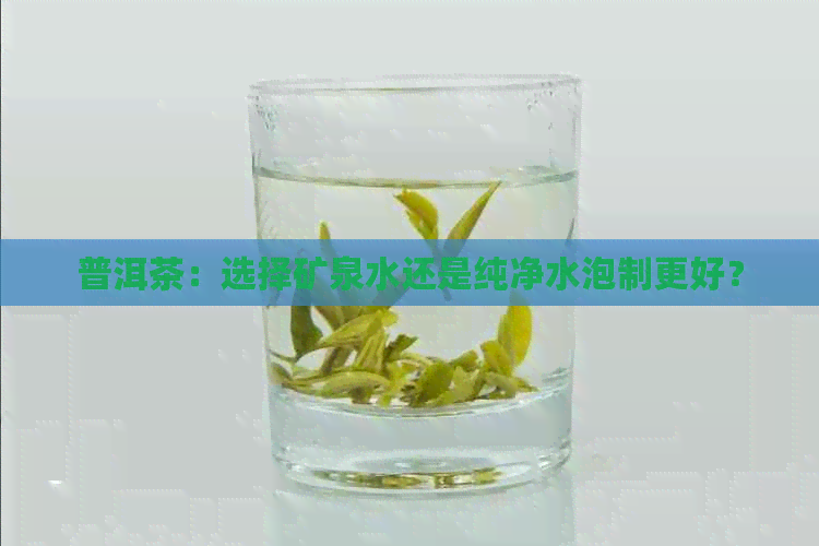 普洱茶：选择矿泉水还是纯净水泡制更好？