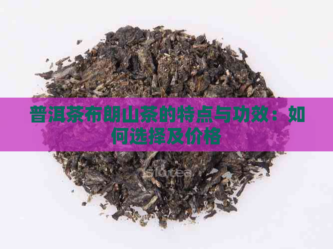 普洱茶布朗山茶的特点与功效：如何选择及价格