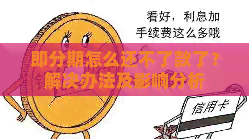 即分期怎么还不了款了？解决办法及影响分析