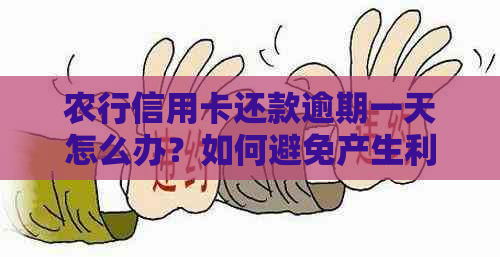 农行信用卡还款逾期一天怎么办？如何避免产生利息？