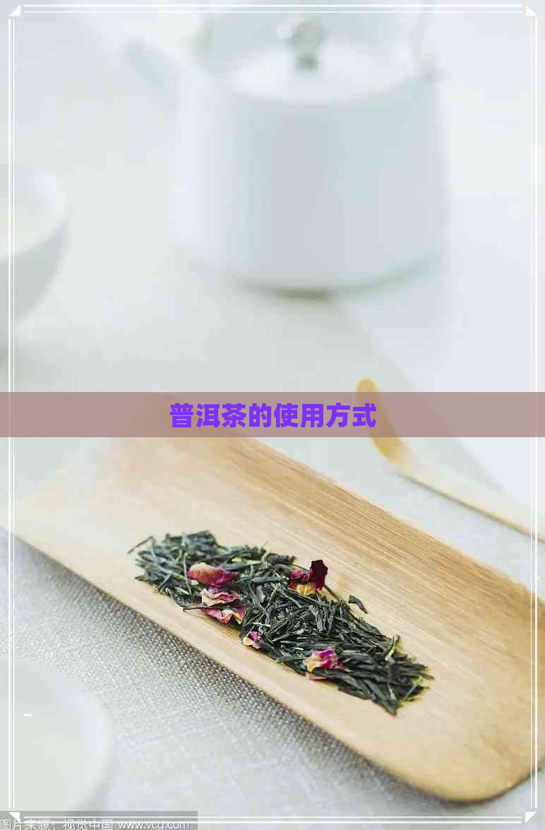 普洱茶的使用方式