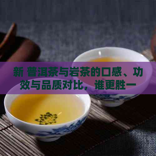 新 普洱茶与岩茶的口感、功效与品质对比，谁更胜一筹？