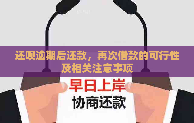 还呗逾期后还款，再次借款的可行性及相关注意事项