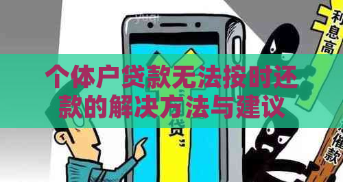 个体户贷款无法按时还款的解决方法与建议