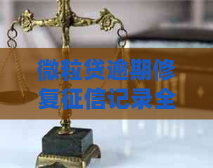 微粒贷逾期修复记录全攻略：详细步骤、应对措及常见问题解答