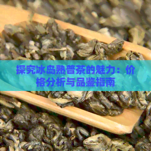 探究冰岛熟普茶的魅力：价格分析与品鉴指南