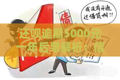 还呗逾期5000元一年后果解析：信用影响、罚息、法律责任等一网打尽！