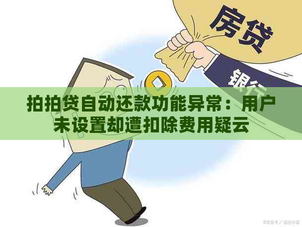 自动还款功能异常：用户未设置却遭扣除费用疑云