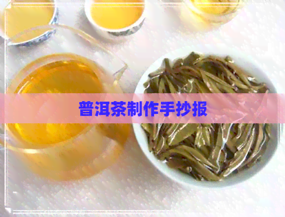 普洱茶制作手抄报