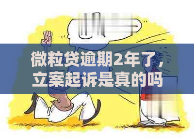 微粒贷逾期2年了，立案起诉是真的吗？本金2万如何处理？可以和客服沟通吗？