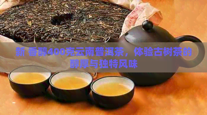 新 香醇400克云南普洱茶，体验古树茶的醇厚与独特风味