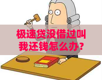 极速贷没借过叫我还钱怎么办？如何办理？