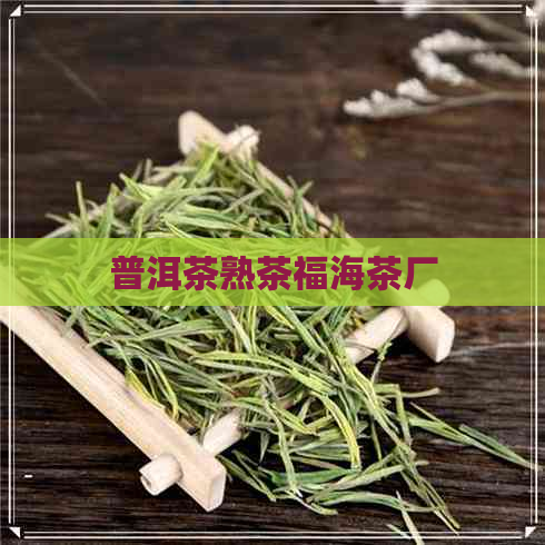 普洱茶熟茶福海茶厂