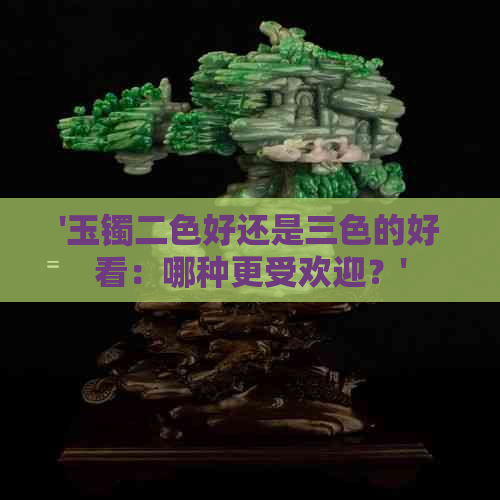 '玉镯二色好还是三色的好看：哪种更受欢迎？'