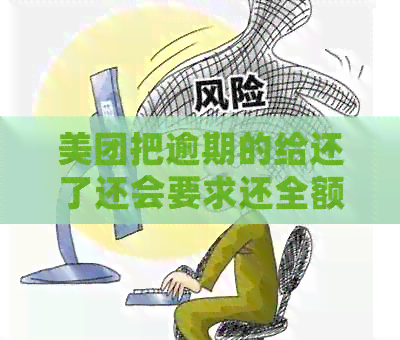 美团把逾期的给还了还会要求还全额吗-怎么办？