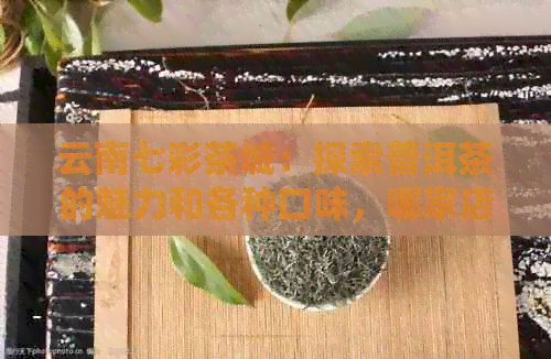 云南七彩茶城：探索普洱茶的魅力和各种口味，哪家店铺是你的理想之选？