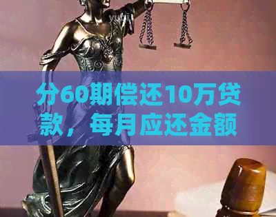 分60期偿还10万贷款，每月应还金额详细计算及解析