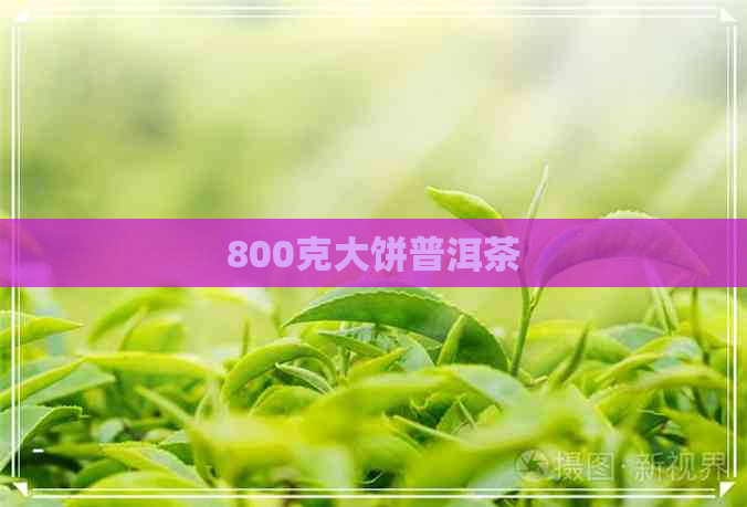 800克大饼普洱茶