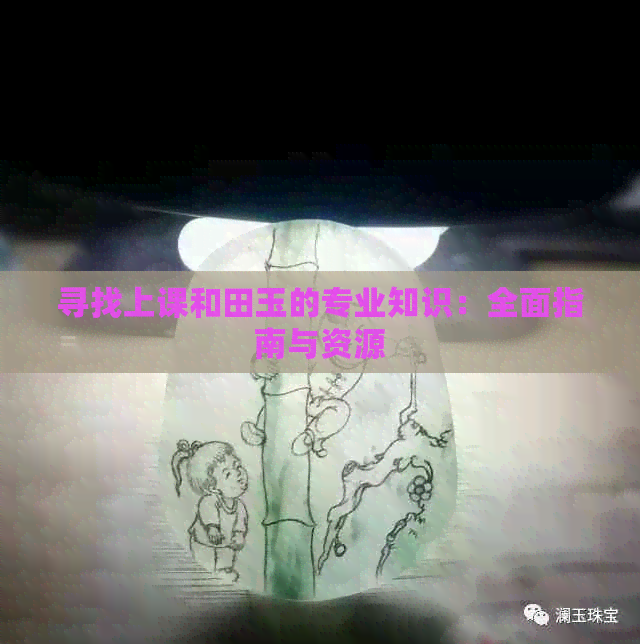 寻找上课和田玉的专业知识：全面指南与资源