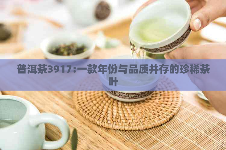 普洱茶3917:一款年份与品质并存的珍稀茶叶