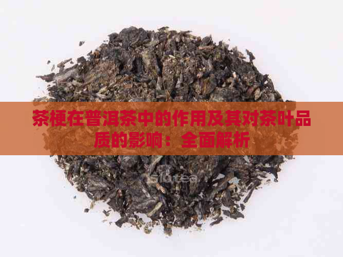 茶梗在普洱茶中的作用及其对茶叶品质的影响：全面解析