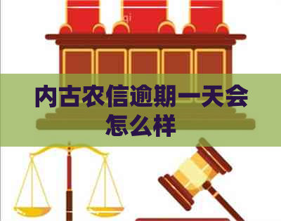 内古农信逾期一天会怎么样