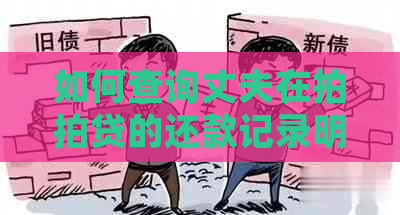 如何查询丈夫在的还款记录明细？请提供详细步骤及注意事项。