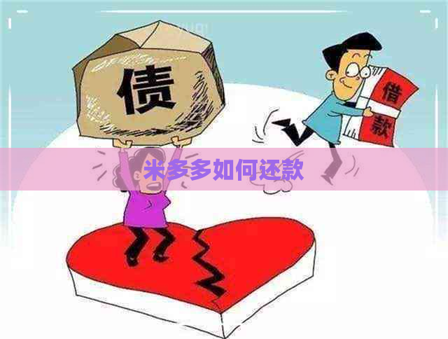 米多多如何还款