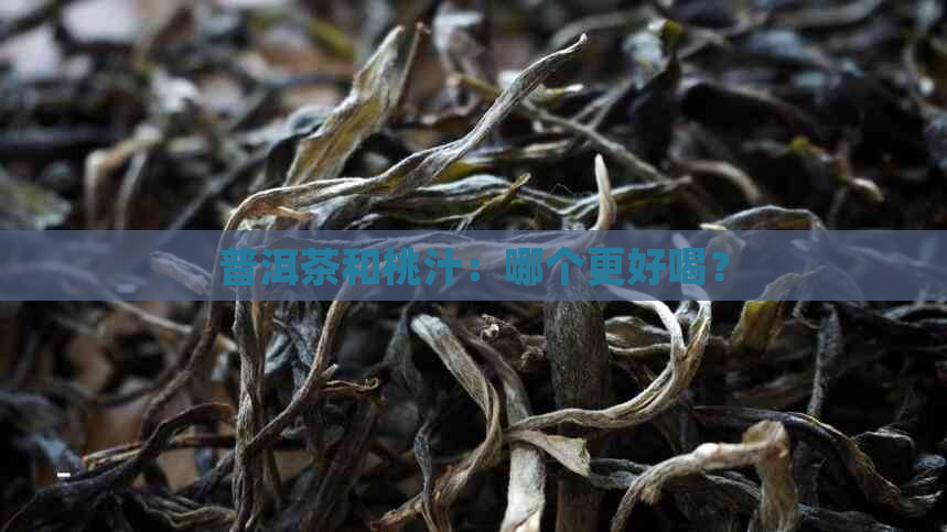 普洱茶和桃汁：哪个更好喝？