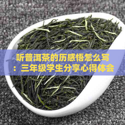 听普洱茶的历感悟怎么写：三年级学生分享心得体会