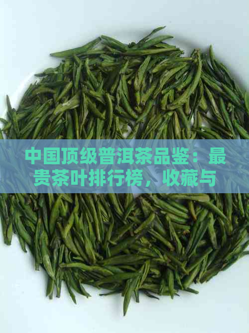 中国顶级普洱茶品鉴：最贵茶叶排行榜，收藏与投资指南