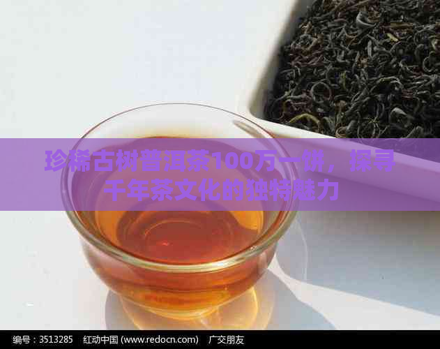 珍稀古树普洱茶100万一饼，探寻千年茶文化的独特魅力