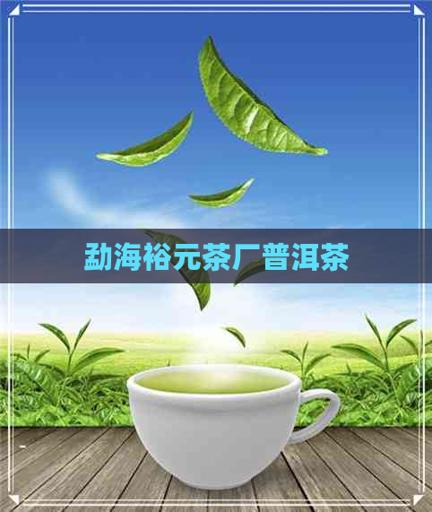 勐海裕元茶厂普洱茶