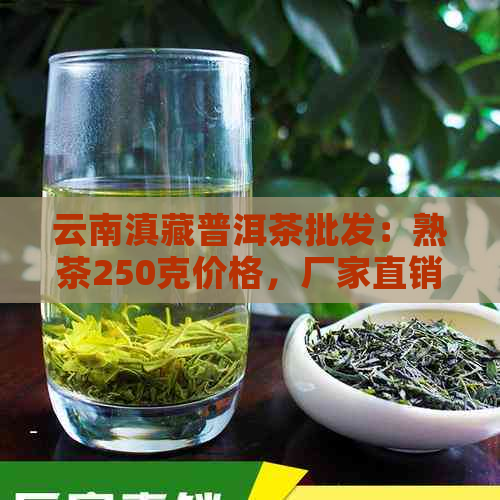 云南滇藏普洱茶批发：熟茶250克价格，厂家直销，茶叶市场批发价