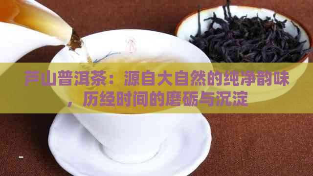 芦山普洱茶：源自大自然的纯净韵味，历经时间的磨砺与沉淀