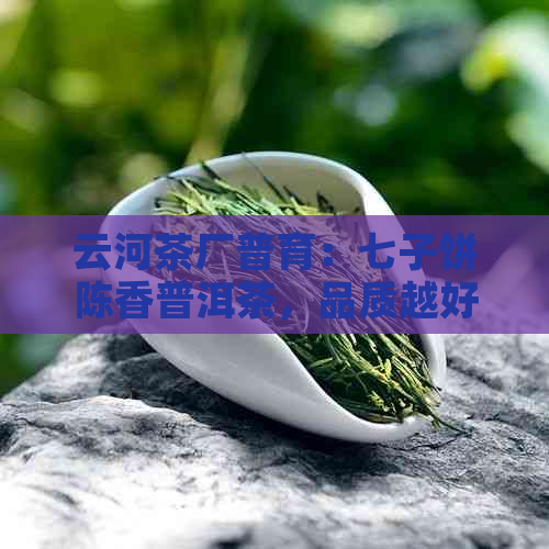 云河茶厂普育：七子饼陈香普洱茶，品质越好评如潮！