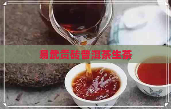 易武贡砖普洱茶生茶