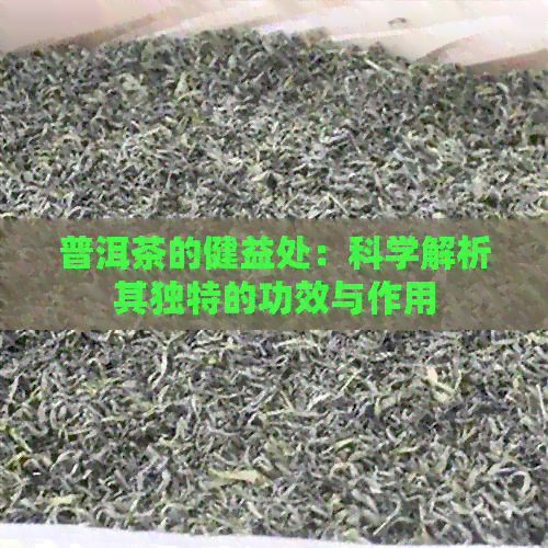 普洱茶的健益处：科学解析其独特的功效与作用