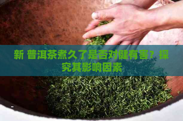 新 普洱茶煮久了是否对健有害？探究其影响因素