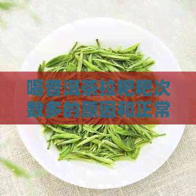 喝普洱茶拉粑粑次数多的原因和正常程度，以及与喝普洱茶有关的排便问题。