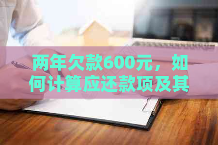 两年欠款600元，如何计算应还款项及其还款方案？