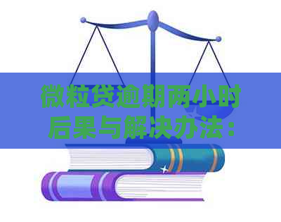 微粒贷逾期两小时后果与解决办法：了解详细操作步骤和应对策略